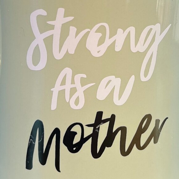 Opalhouse STRONG AS A MOTHER Sage Mint Green Stoneware Mug - Picture 6 of 6